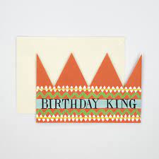 Party Hat Card - Birthday King