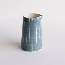 Musango SGraffito Creamer Jug - Dove Grey