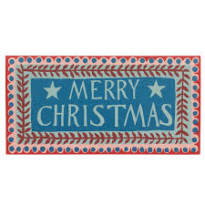 Cambridge Imprint Long Card - Merry Christmas Pattern