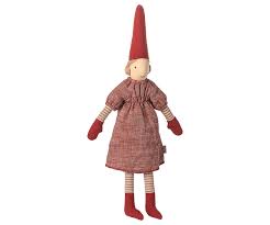 Maileg Pixy Girl Size 2 - Red Dress