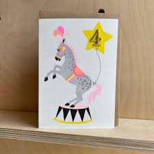 Confetti Pets Card - Circus Horse Age 4