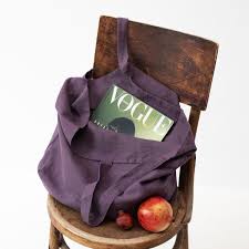 Linen Tales Big Bag - Montana Grape