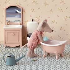 Maileg Mouse Bathtub Rose