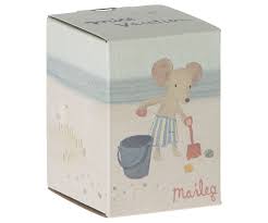 Maileg Beach Set - Shovel, bucket and shells
