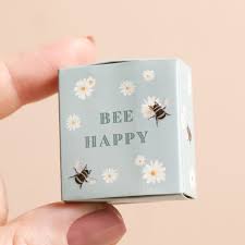 Tiny Matchbox Ceramic Token - Bee