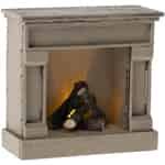 Maileg Mouse Fireplace - Off White
