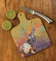 Dollyhotdogs Stag Small Chopping Board