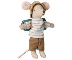 Maileg Hiker Mouse Big Brother - Stripes
