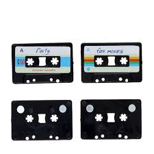 Mini Music Cassette Magnets - Set of 4