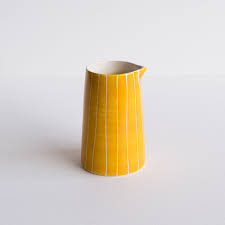 Musango SGraffito Creamer Jug - Turmeric