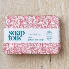 Soap Folk - Rose Geranium Soap Bar