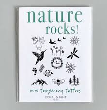 Nature Rocks - Mini Tattoos