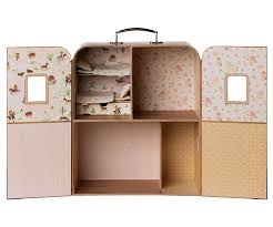 Maileg Mouse SuitCasa Little Sister and Brother Mouse