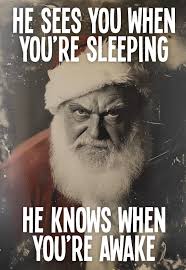 Funny Christmas Card - He Sees You