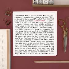 Classic Books Card - Little Women