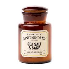 Apothecary Glass Jar Candle - Sea Salt & Sage