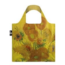 LOQI Recycled Shopping Bag - Vincent Van Gogh Sunflowers