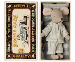 Maileg Big Brother Mouse In A Matchbox