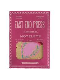 East End Press Notelet Set - Love Heart