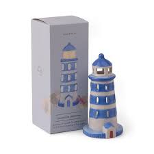 Paddywax Lighthouse Style Incense & Tea Light Holder