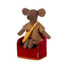 Maileg Mouse Folding Chair - Red