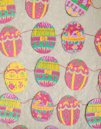 East End Press Easter Egg Garland