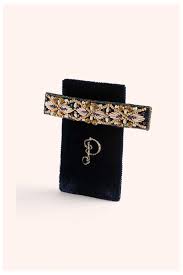 Powder Hair Barette - Midnight Pearl