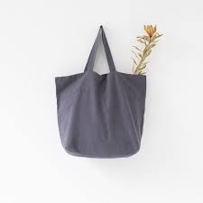 Linen Tales Big Bag - Dark Grey