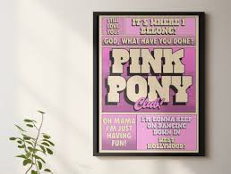 A3 Print - Pink Pony Club