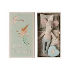 Maileg Tooth Fairy Mouse - Little Brother in Matchbox