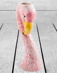 Flamingo Head Vase