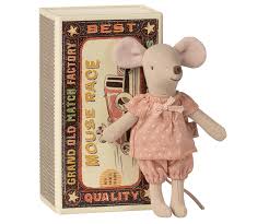 Maileg Big Sister Mouse In A Matchbox