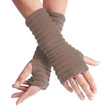 Wristees Fingerless Gloves - Tobacco