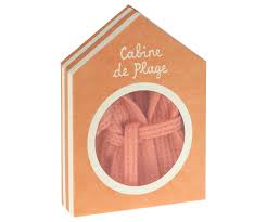 Maileg Mum Mouse Bathrobe - Coral