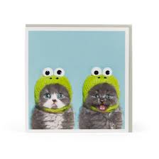 Card - Twin Cat Hat