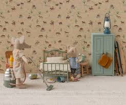 Maileg Mouse Vintage Bed - Mint