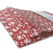 Cambridge Imprint Pack of 10 Patterned Envelopes - Animalcules Crimson