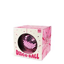Pink Hanging Disco Ball - 10cm