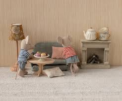 Maileg Mouse Oval Coffee Table - Natural