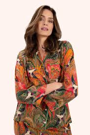 Powder Super Soft Autumn Pyjamas - Marbled Swallows