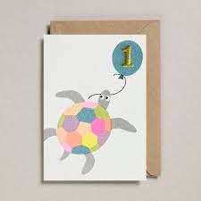 Confetti Pets Card - Turtle Age 1