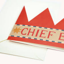 Party Hat Card - Chief Elf