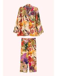 Powder Super Soft Autumn Pyjamas - Cream Posy