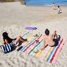 Dock & Bay Large Picnic Blanket - Candy Stripes