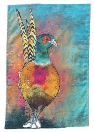 Dollyhotdogs Pheasant Tea Towel