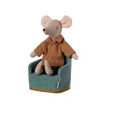 Maileg Mouse Folding Chair - Mint