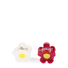 Mini Hair Claw Clips  - Flowers