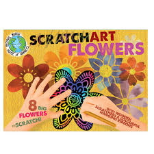 Scratch Art Set - Flowers