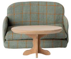 Maileg Mouse Oval Coffee Table - Natural