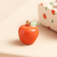 Tiny Matchbox Ceramic Token - Apple